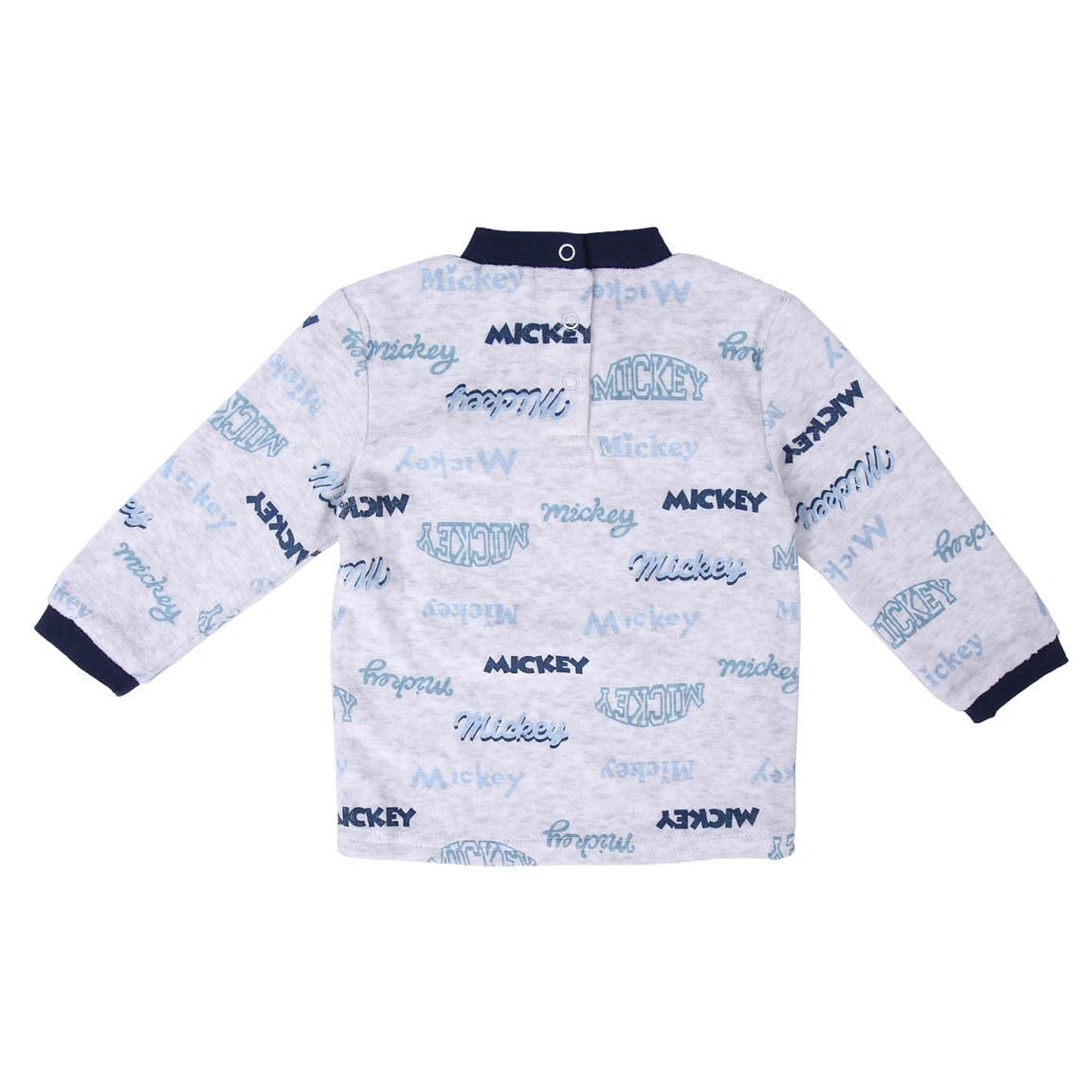 CERDÁ LIFE'S LITTLE MOMENTS - Pijama Bebe Niño de Mickey Mouse - Pijama de Invierno Velour [ 80% Algodón, 20% Polyester] - Licencia Oficial Disney