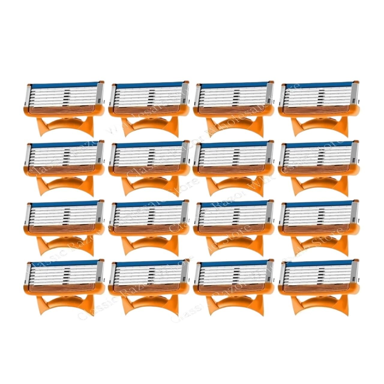 Cuchillas de afeitar de repuesto, 48 Uds., seguridad, Manual, máquina de afeitar, afeitadora | Traje impermeable con cuchillas de acero inoxidable, compatible con Fusion5,(48 PCS)