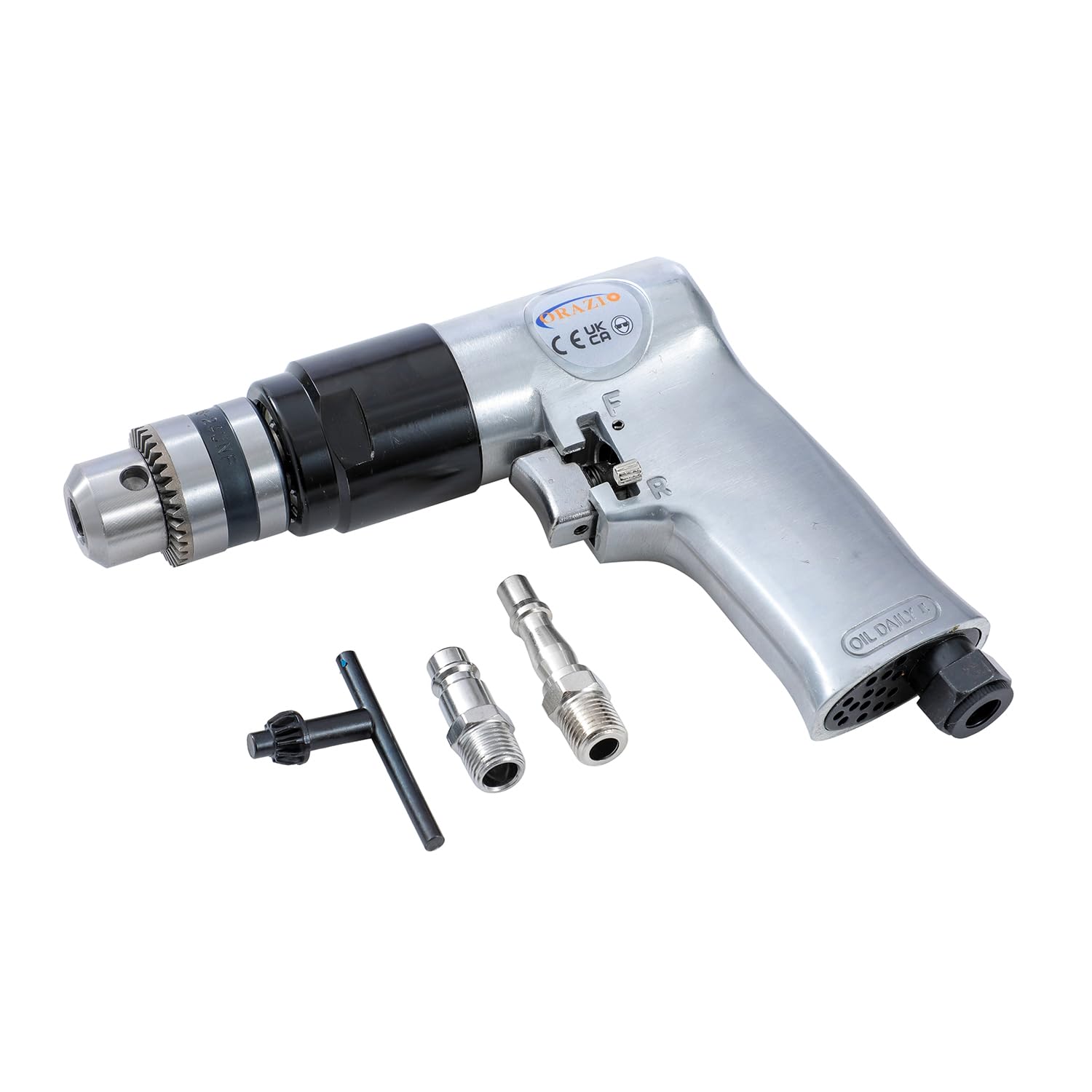 ORAZIO Trapano Pneumatico Reversibile 10mm con Mandrino a Chiave per Utensili Pneumatici 212512
