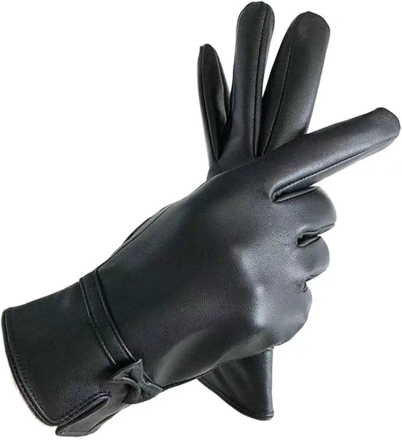 T Legend Womens Winter Leather Gloves Touchscreen Texting Warm Driving Gloves Lambskin 100% Pure Genuine