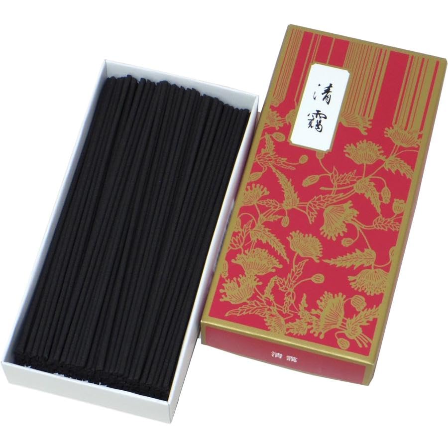 Seiai Rose Japanese Incense Sticks Sandalwood Blend 3.5oz 5.5in Low Smoke