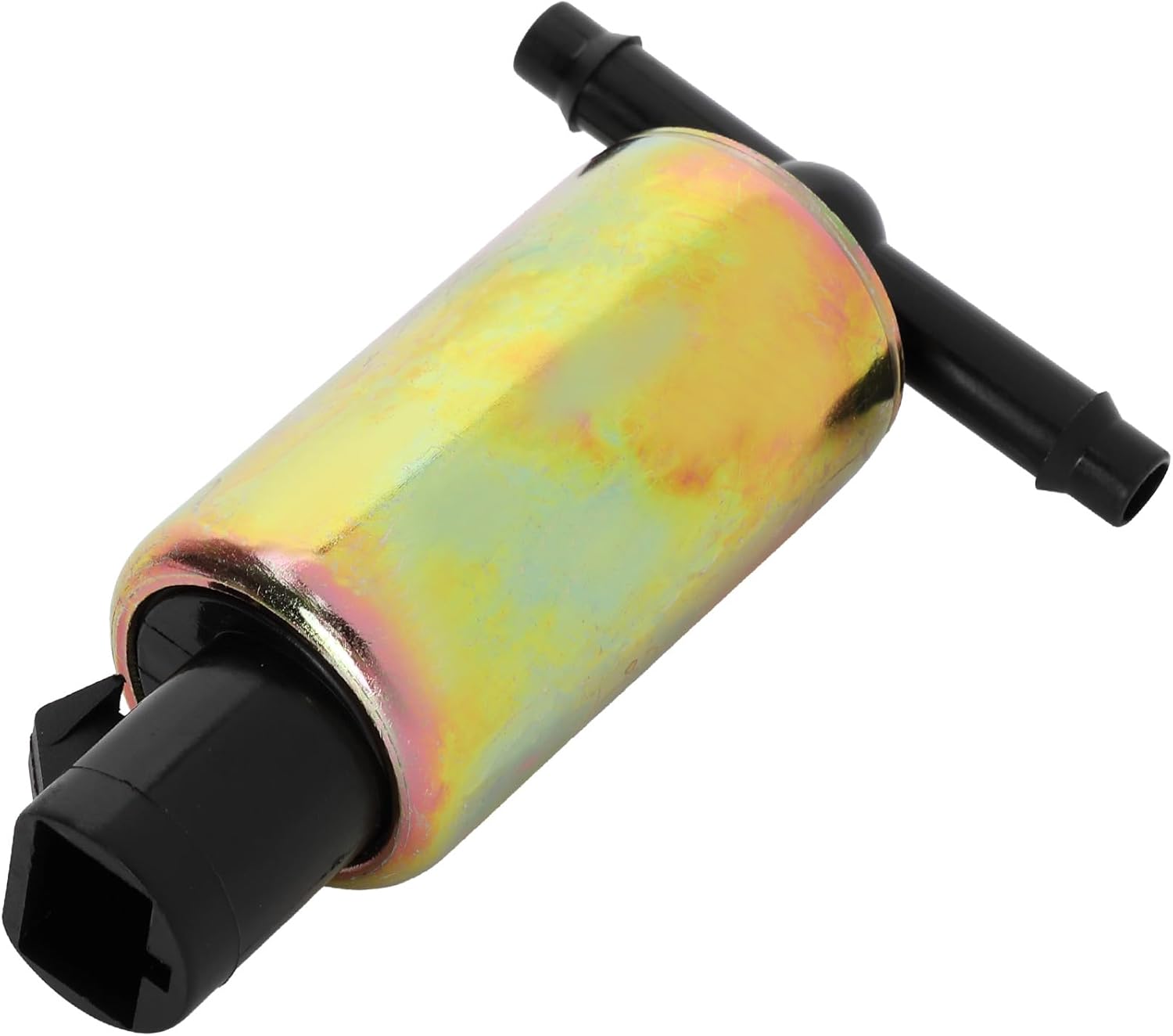 911-489 Vapor Canister Purge Palve-Fits Ford E-150/ F-150/ F-250/ Taurus/Tempo, Lincoln Mark/Continental, Mercury Sable/Topaz/Others Series，Gold-Plated Iron and PA Plastic Materials