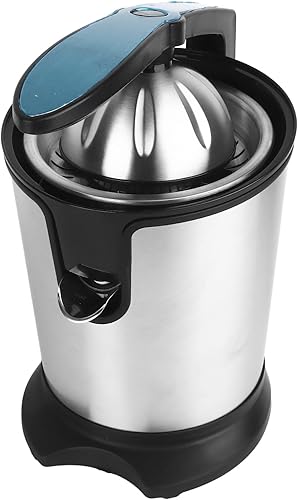 Miniatura 8 de Exprimidor eléctrico de cítricos, exprimidor de naranjas de acero inoxidable con asa, exprimidor de limón, potente exprimidor eléctrico de limón