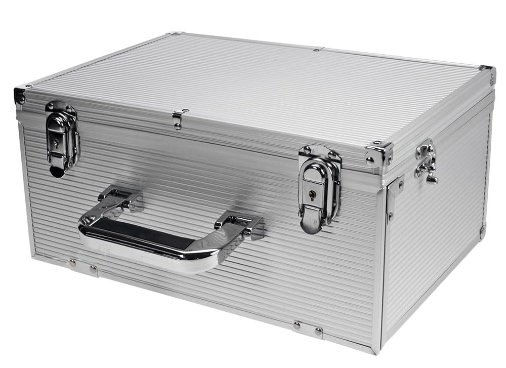 Valisette avec 5 plateaux pour ranger 260 pièces de monnaie