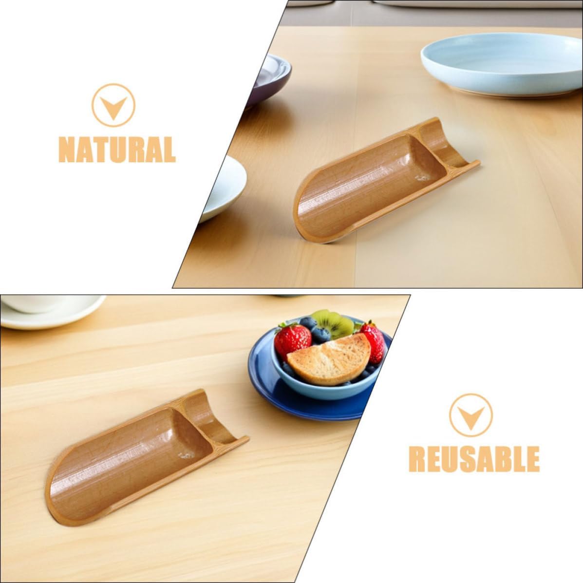 2pcs Handmade Tea Scoop for Loose Tea, Precision Brewing Tool