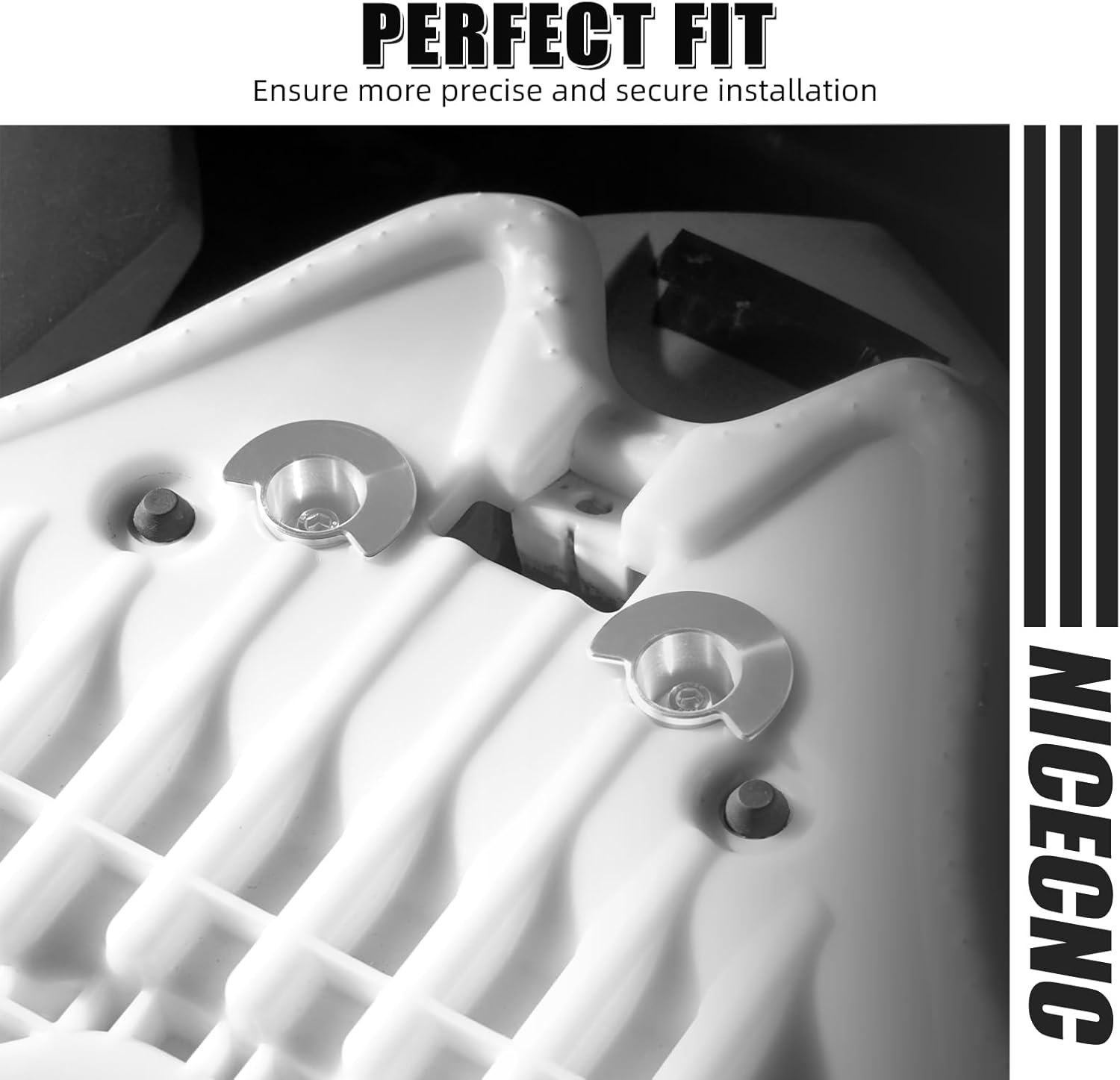 NICECNC Seat Receptacle Latch Replacement Pin Compatible with Yamaha YFZ450R 2012-2022, YFZ450RSE 2009-2024, YFZ450X 2010-2011, 1 Pair