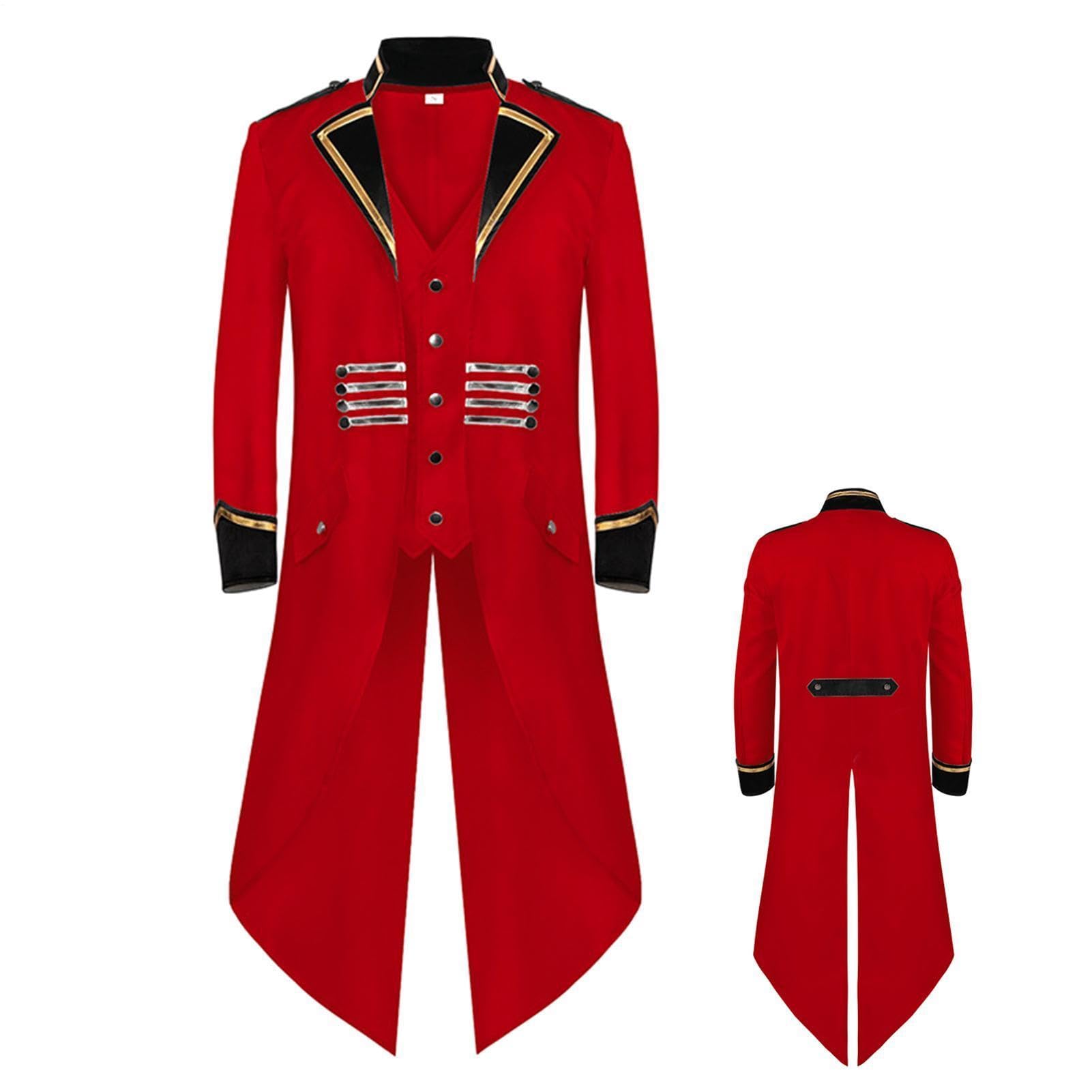 Steampunk Costume - Chaqueta vintage de longitud media