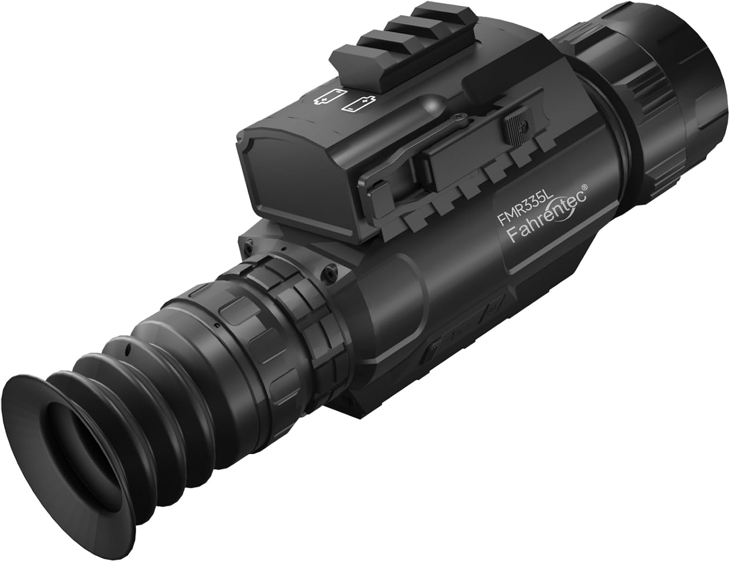 Angled view showing FMR335L model label