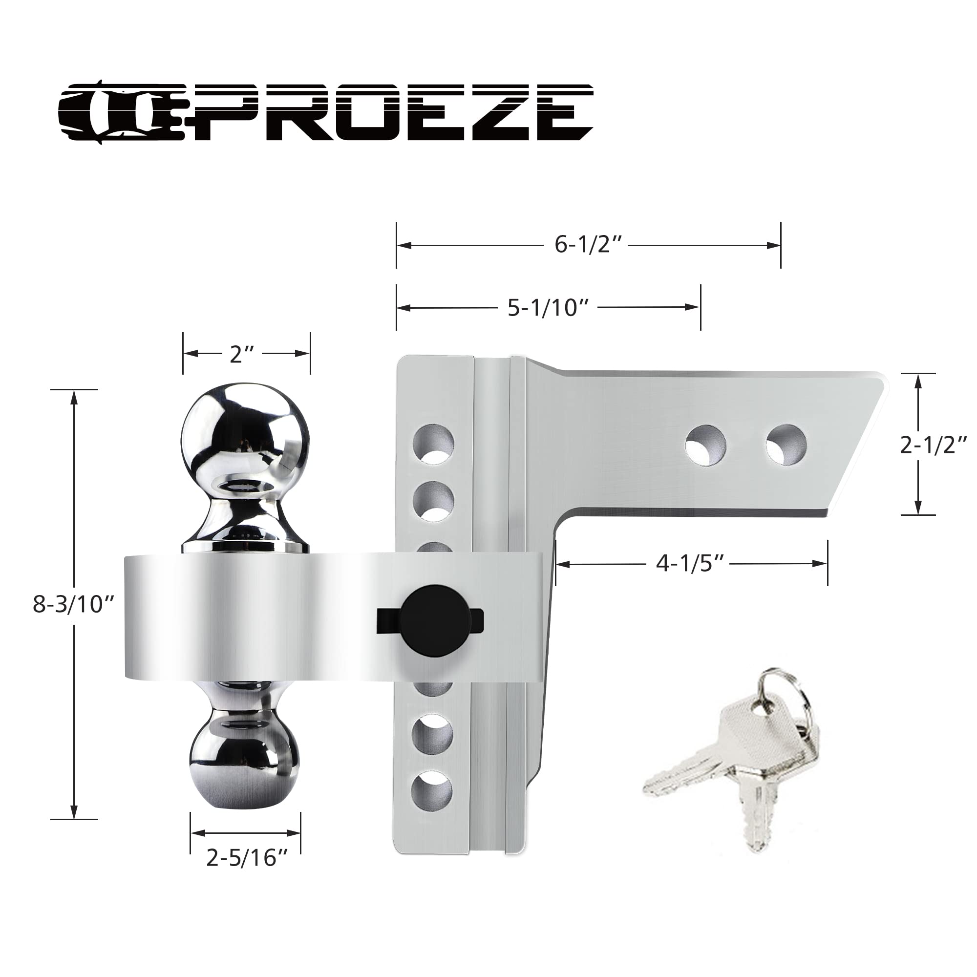 ヒッチポール Amazon.co.jp: MANFUN 調節可能トレーラーヒッチボールマウント