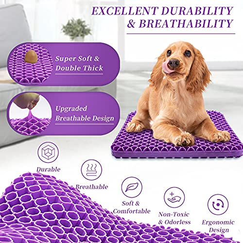 Extra-Large Gel Seat Cushion, Breathable Honeycomb Design Pain Relief Egg Seat Cushion - Home Office Chair Cars Wheelchair #TOP3