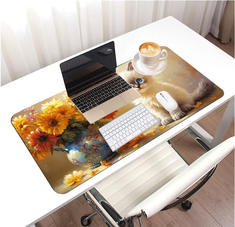 Mouse pad gamer imperméable et lavable Chat G1-905 pour ordinateur - 3