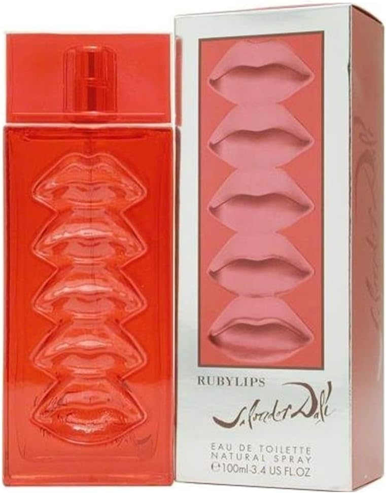 Ruby Lips By Salvador Dali For Women. Eau De Toilette Spray 3.4 Ounces