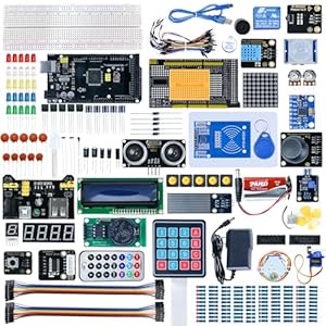 MEGA 2560 Project: The Most Complete Electronics Starter Kit with Tutorial, Compatible with IDE STEM Projects