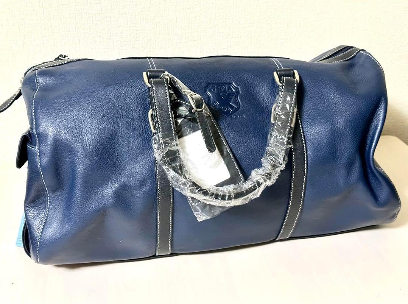 Amazon.co.jp: ボストンバッグ JFA サッカー キリン 牛革 本革 レア