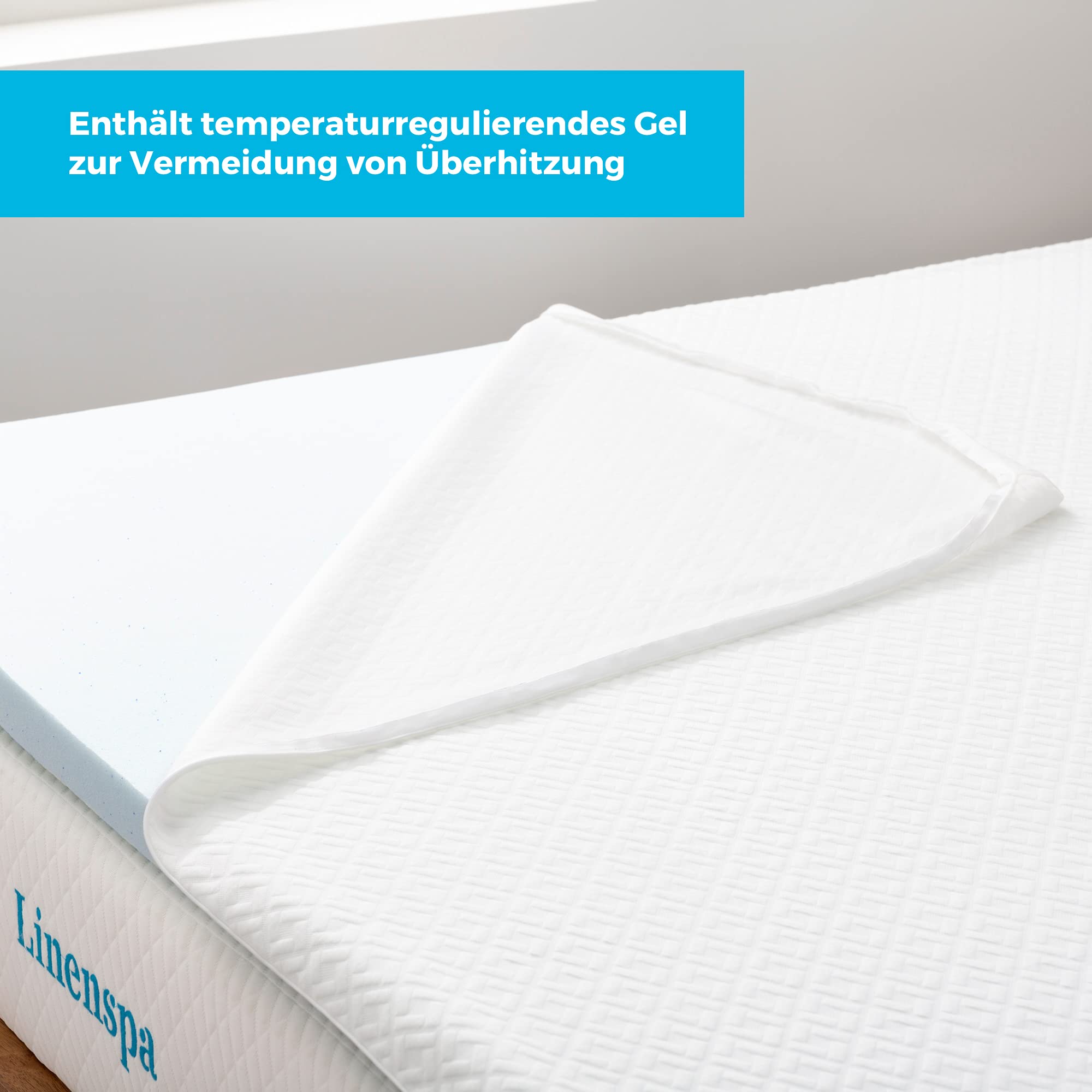 Linenspa Matratzen Topper 100 x 200 cm – Bild 3