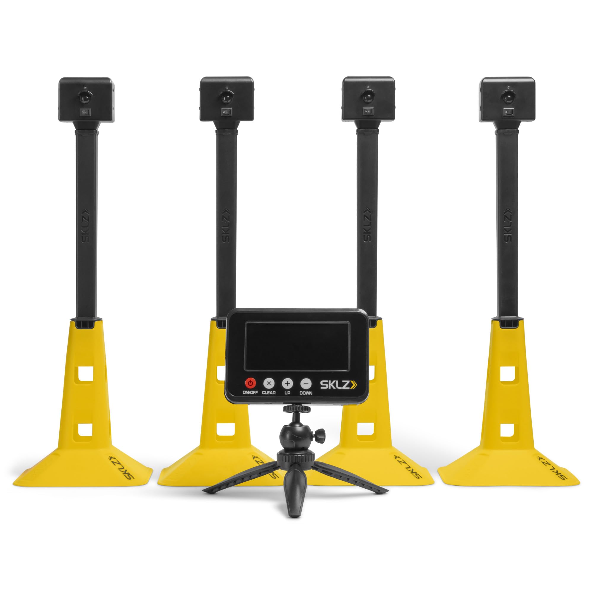 Speed Gates Pro – Electronic Sprint Timing System with Radio Frequency Sensors, LED Timer, and Carry Bag – 40 Yard Dash Timer and Agility Training Equipment