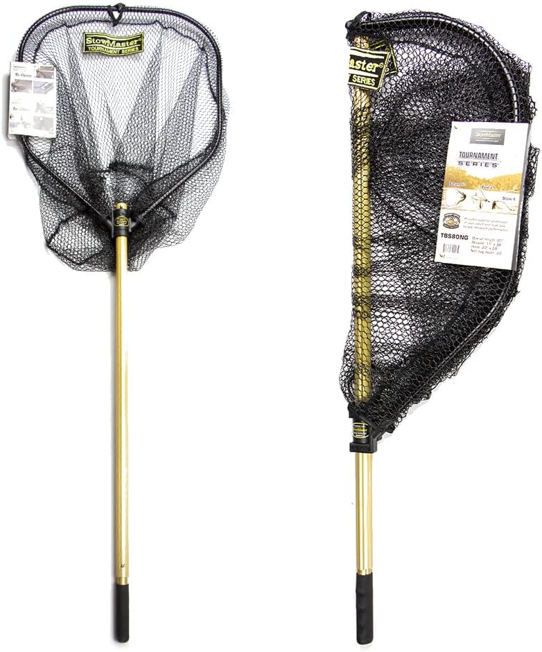 StowMaster TBS80NG Tournament Series Precision Landing Net, Gold/Black