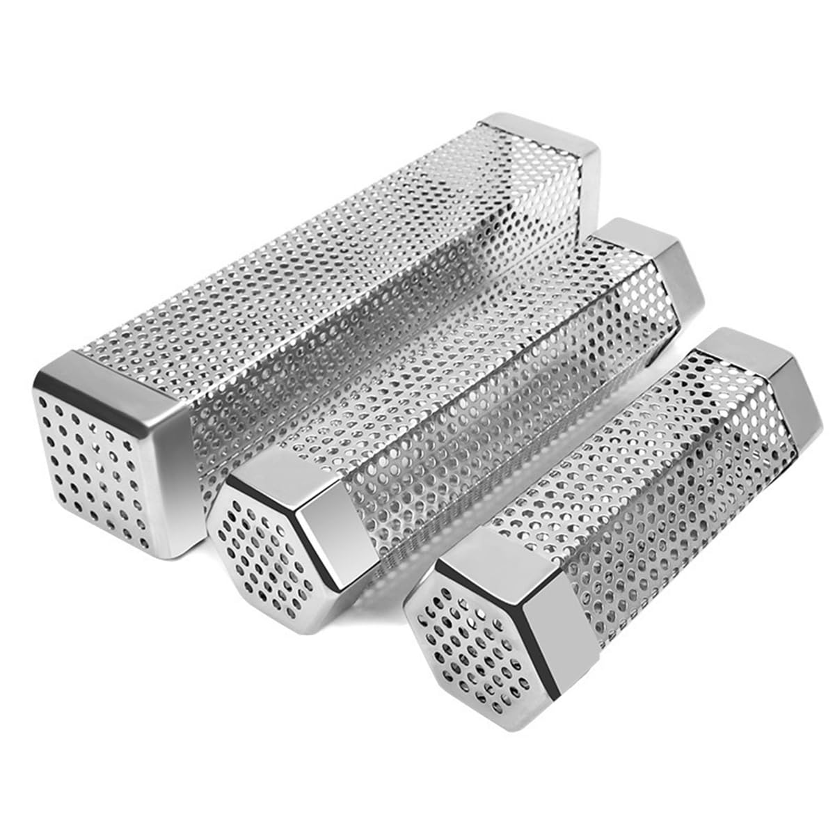 Tubo per affumicatura a pellet 10 pollici acciaio inox per barbecue