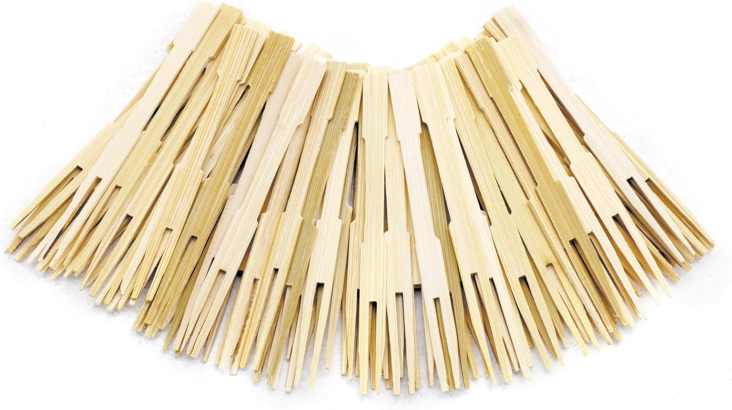 Norpro Bamboo Party Forks, 72 Pieces , 3.5 Inch