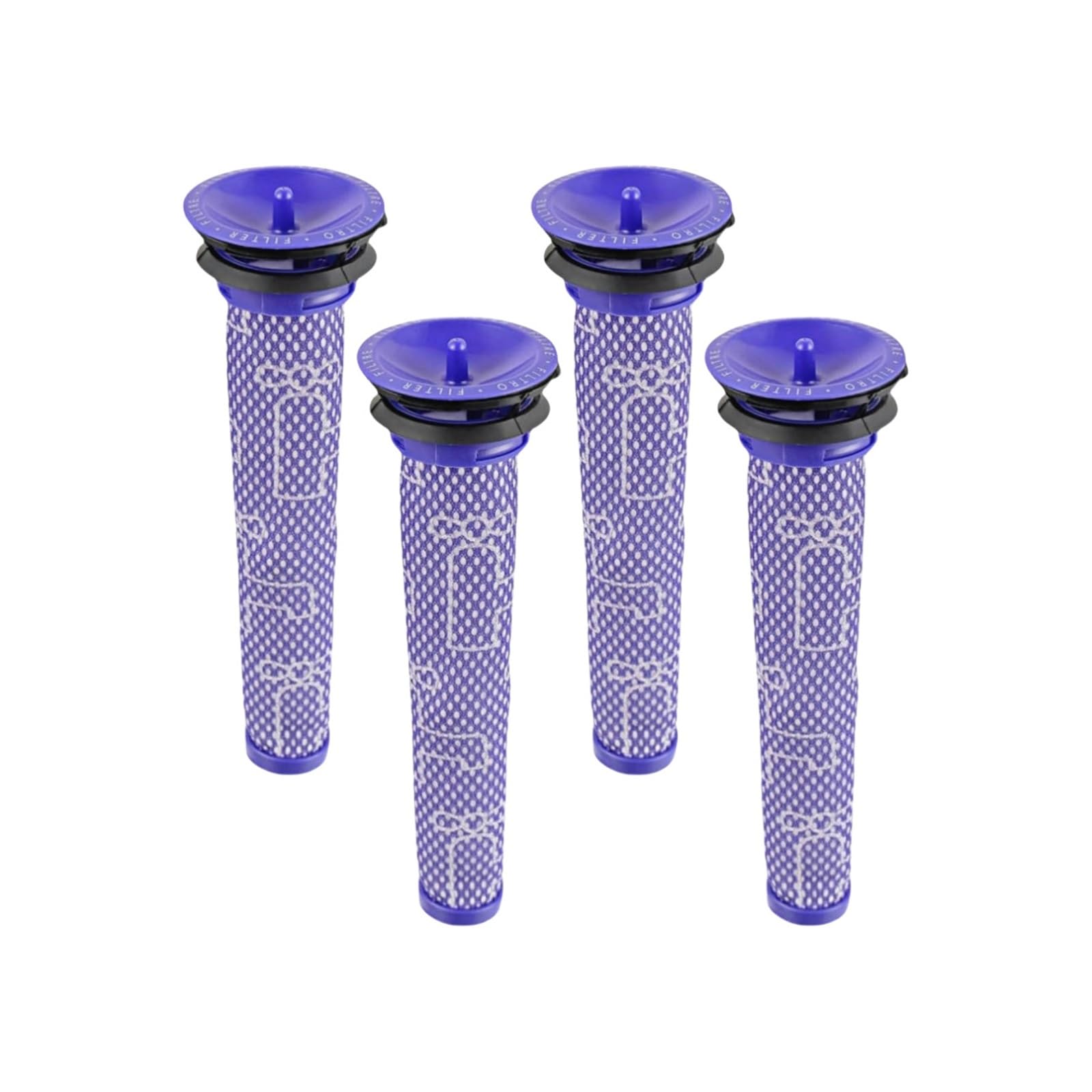4-teiliger Ersatz-Vakuumfilter, kompatibel for Dy-son, V6 V7 V8 DC58 DC59 DC61, waschbare Vorfilter, Ersatzteil 965661-01