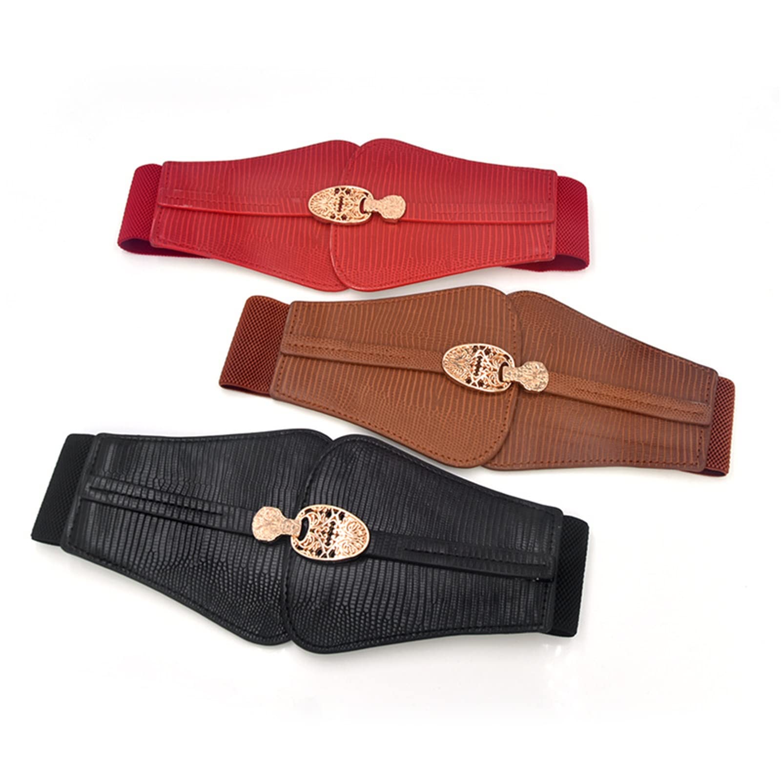 Ceinture Corset élastique pour Femmes Ceinture Large élastique à Franges for Femmes, Accessoires de Jupe décorative
