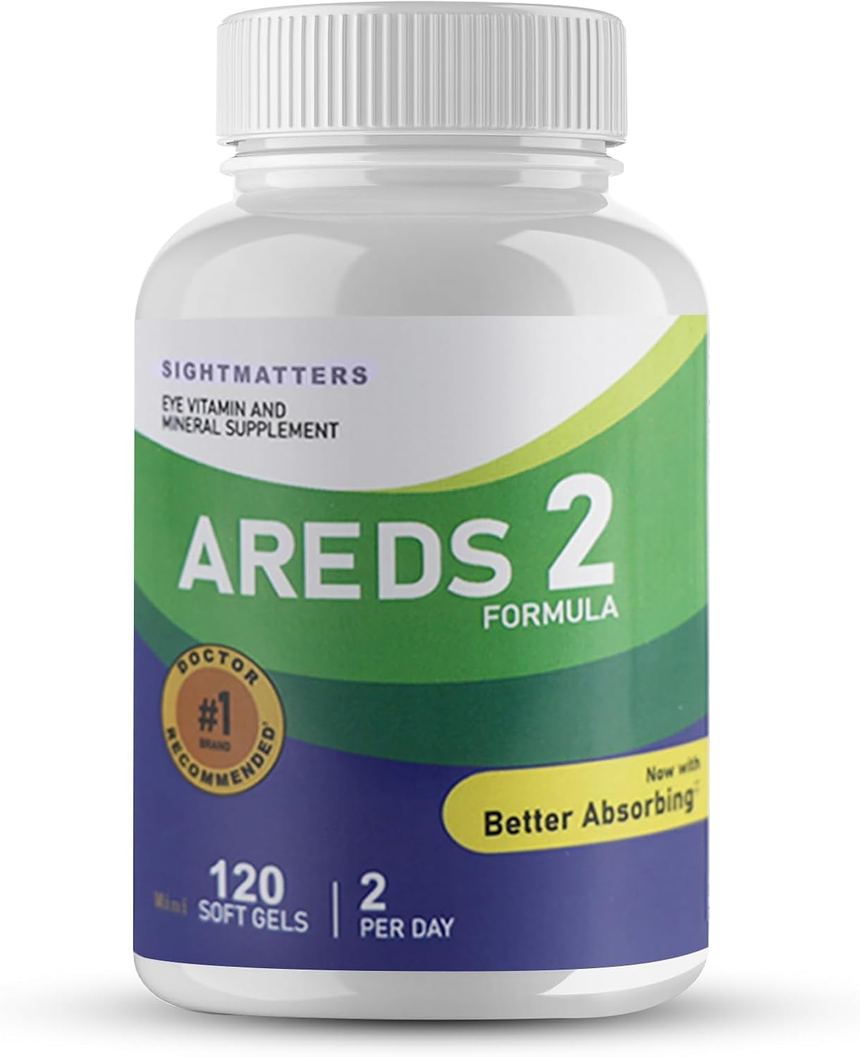 ZAYMAN AREDS 2 Formula + Multivitamin, Eye Vitamin and Mineral Supplement, Zeaxanthin, Zinc & Vitamin E, 120 Softgels
