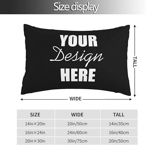 Miniatura 4 de Fundas de almohada personalizadas con imagen, texto, foto, funda de almohada personalizada, funda de cojín decorativa para sofá, cama, sala de