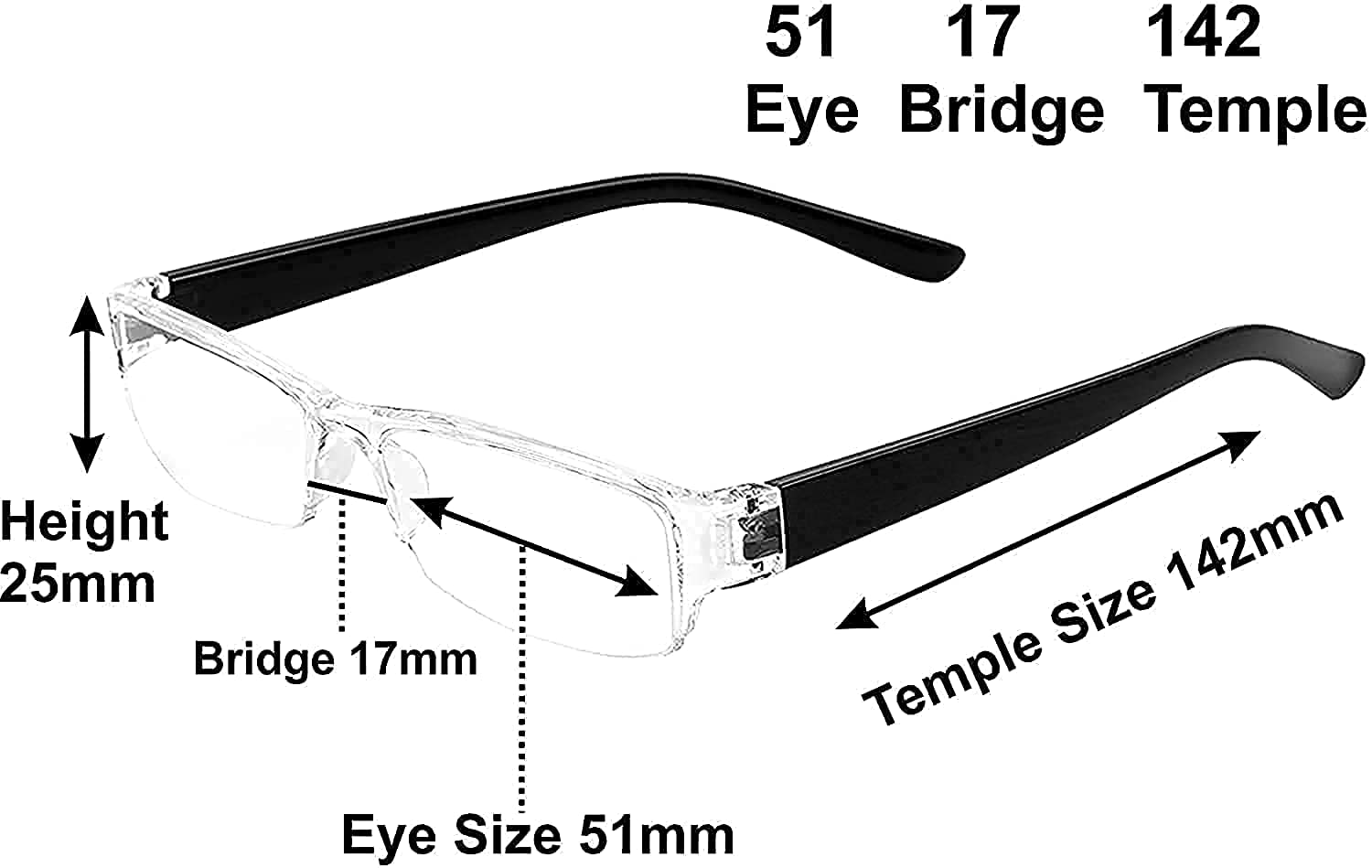Sunshades Reading Glasses Light Blue Color With Box and Cleaning Cloth +1.00 +1.25 +1.50 +1.75 +2.00 +2.25 +2.50 +2.75 +3.00 (+1.25) 2