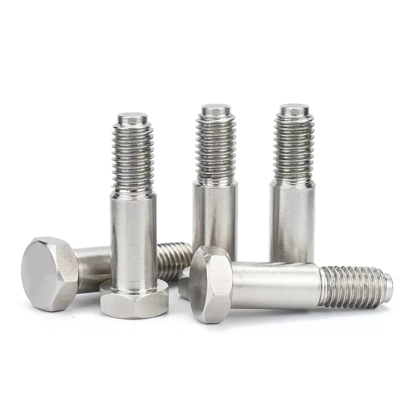 1–5 Stück 304 Edelstahl-Scharnierschrauben GB27 Außensechskant-Schulterschrauben M6 M8 M10 M12 M16 M20 M24(M20x70mm 1pc)
