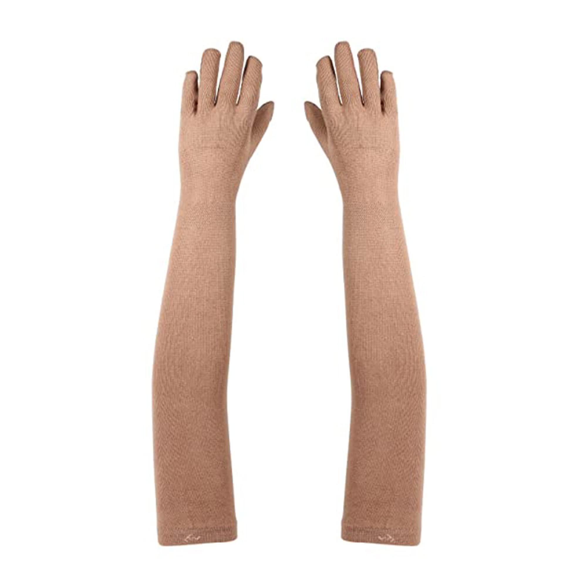 Women’s Summer Sun Protection Hand Gloves (Pack 1) – Cotton Printed Long Sleeves Gloves | Full Hand Gloves for Protection from Sun Burn/Heat/Pollution | Stylish Arm Sleeves-image-39