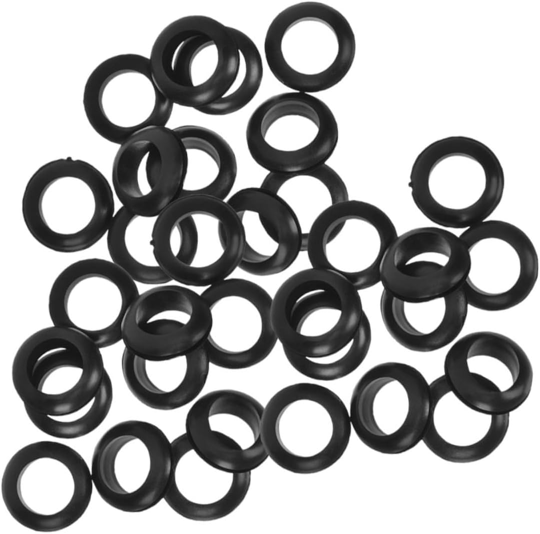50pcs Rubber Drying Rod Hole Covers Nonslip Fit for Poles Wall Guard Easy to Install