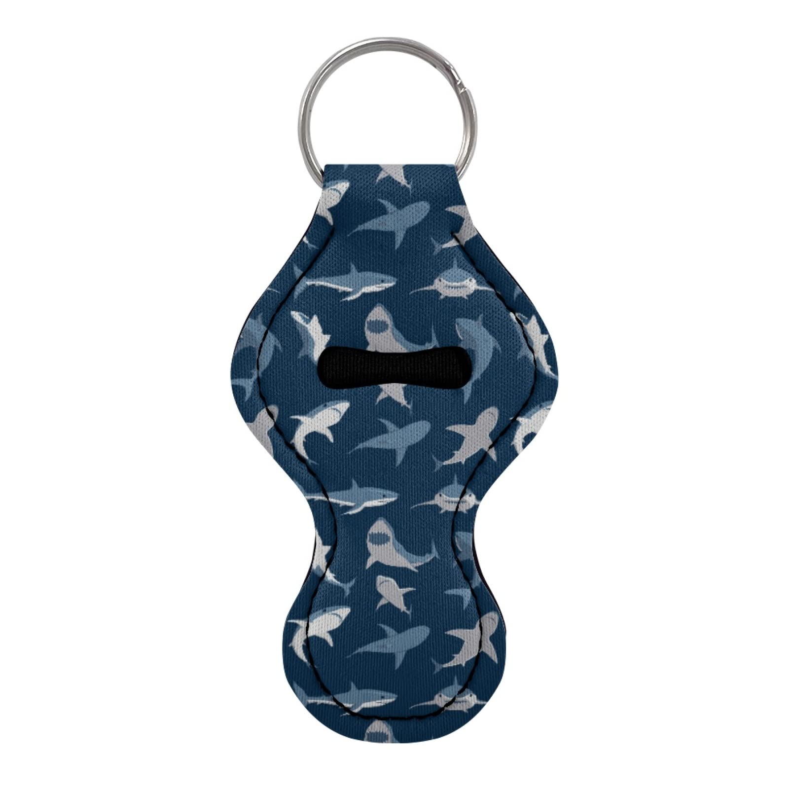 Chapstick Keychain Holder for Women Girls, Neoprene Lip Balm Holder Chapstick Keychain Holder for Lipstick