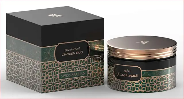 Swiss Arabian Bakhoor Chosen Oud 60g - Encens Oud Naturel