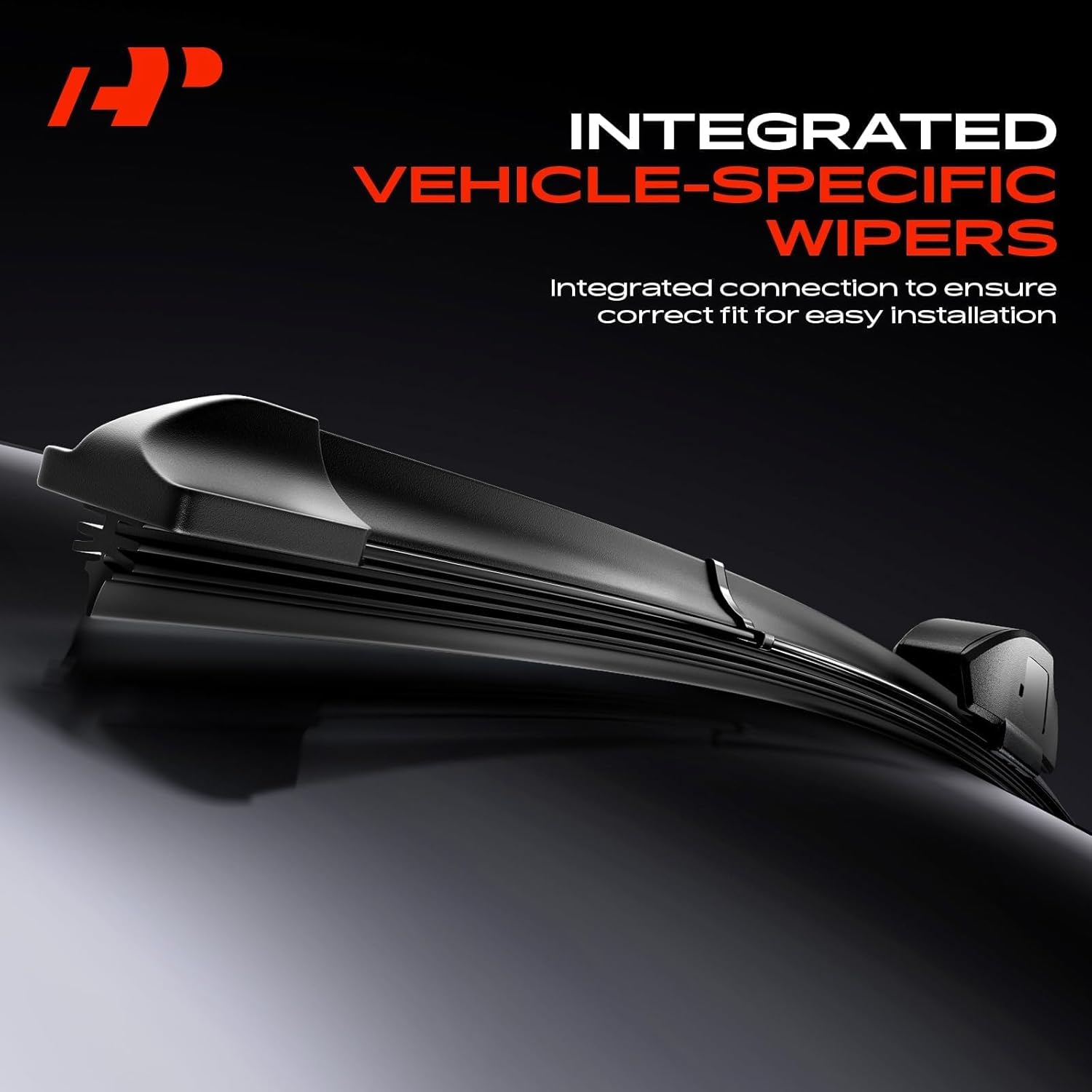 A-Premium 22"+22" APWB134 Windshield Wiper Blades Compatible with Chevrolet Silverado 1500 LD, Tahoe, Suburban & GMC Sierra 2500 3500 HD - TL2/TLP Connector, w/Wear Indicator & Towel (Pack of 2)