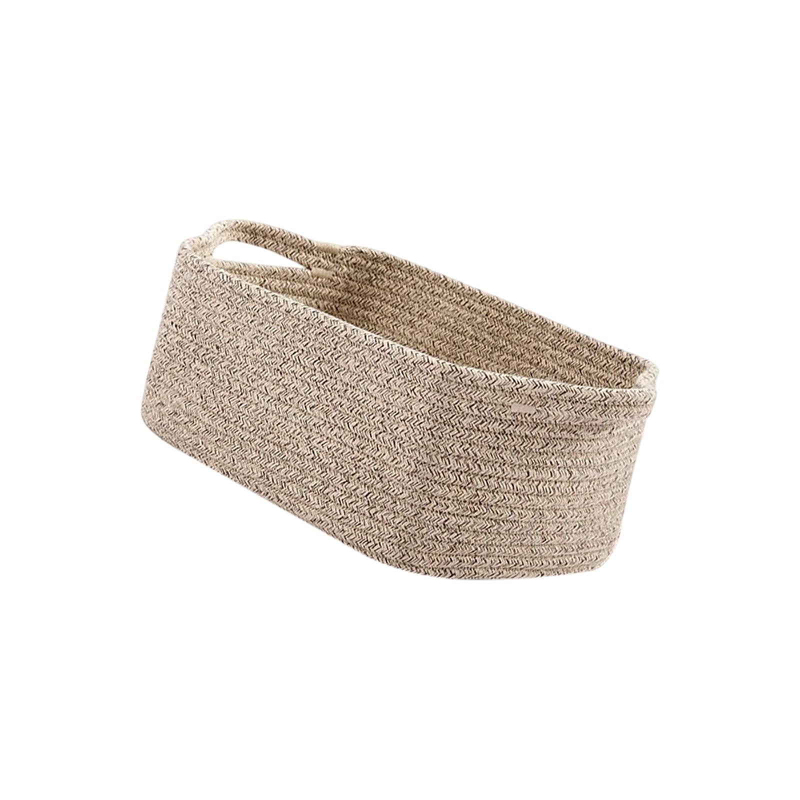 Buxuaaaa Home Organizers Woven From Cotton Rope Materials for Neat Tidying Solution Various Rooms Handwoven Storage Basket