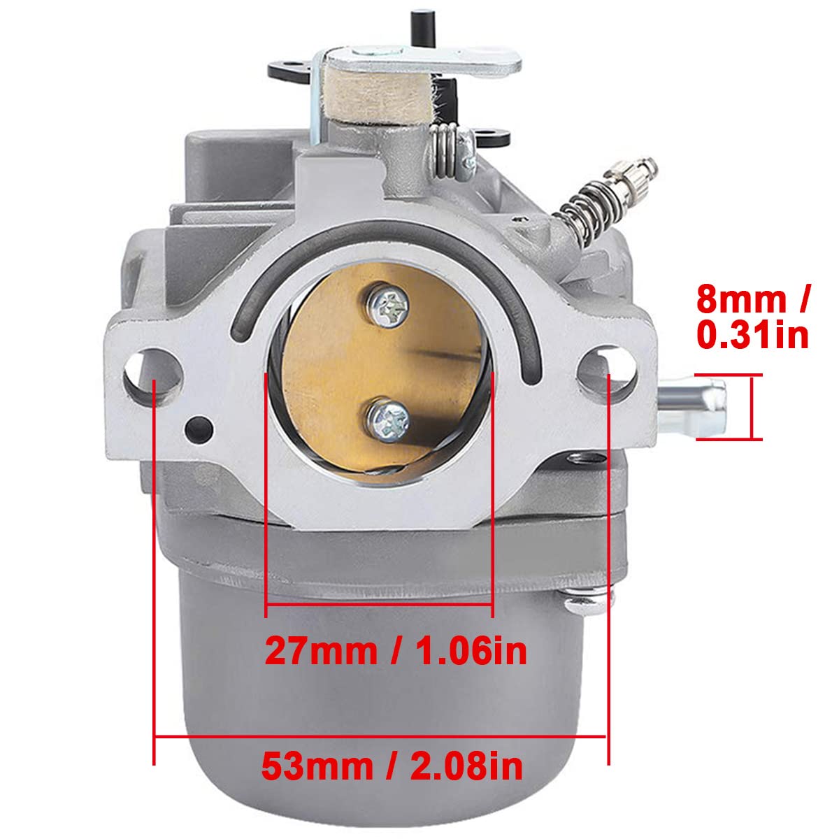 ZAMDOE 799728 Carburetor for Briggs & Stratton 498027 499161 498231 494502 494392 495706 498134 496592 699318 699737 699856 699896 for Walbro LMT 5-4993 28V707 Lawn Mower Engines - Image 2