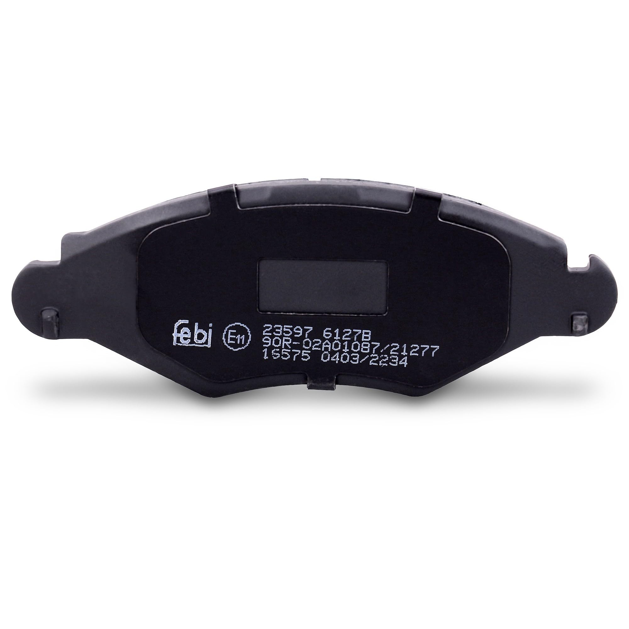 febi bilstein 16575 pastiglie freno con materiale di fissaggio, 1 unità | Compatibile con: CITROËN XSARA, XSARA Coupe, PEUGEOT 106 I, 106 II, 106 Van II Kasten/Schrägheck, 206 Schrägheck
