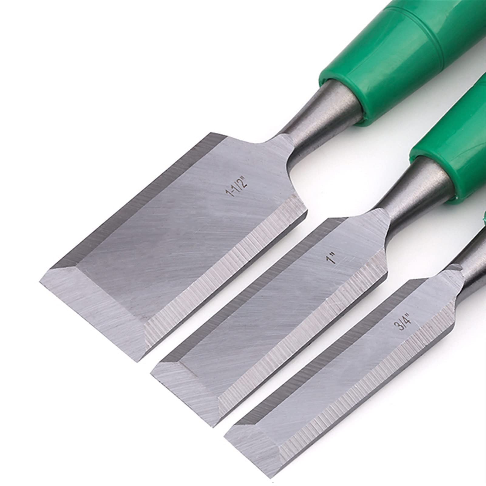 1 szt. Rzeźba w drewnie dłuto płaskie 3/8 "-1-1/2" noże rzeźbiarskie do drzeworytu praca stolarz DIY gadżet narzędzia do obróbki drewna (YT10311)