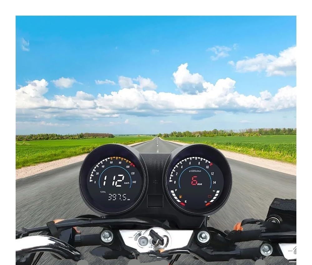 Contachilometri Cruscotto Digitale Per Motocicletta LED Elettronica Contagiri Tachimetro Con Indicatore Di Direzione Per Brasile TITAN 150 Per CG150 Fan1