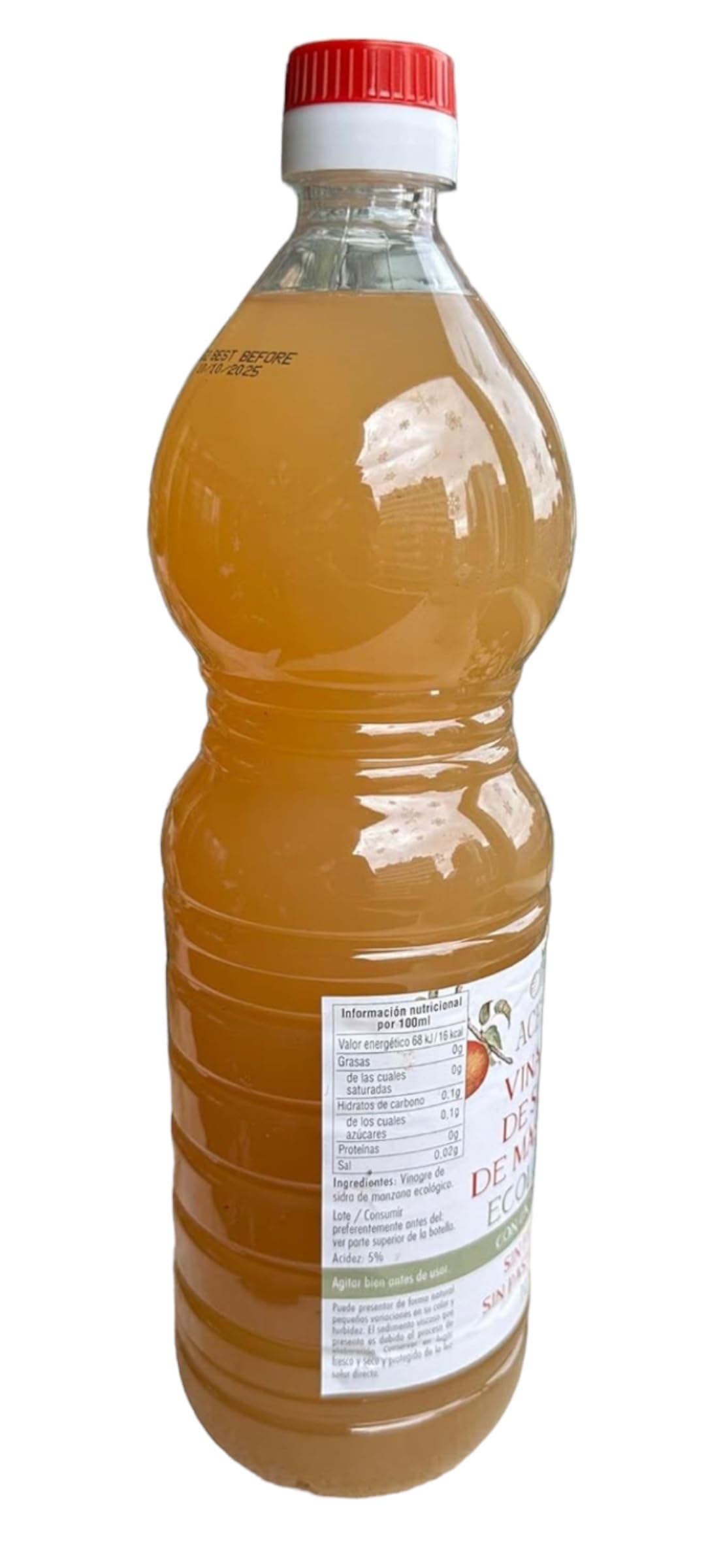 Vinagre Sidra de Manzana Madre ACETUM 1 Litro 100% Italiano Orgánico