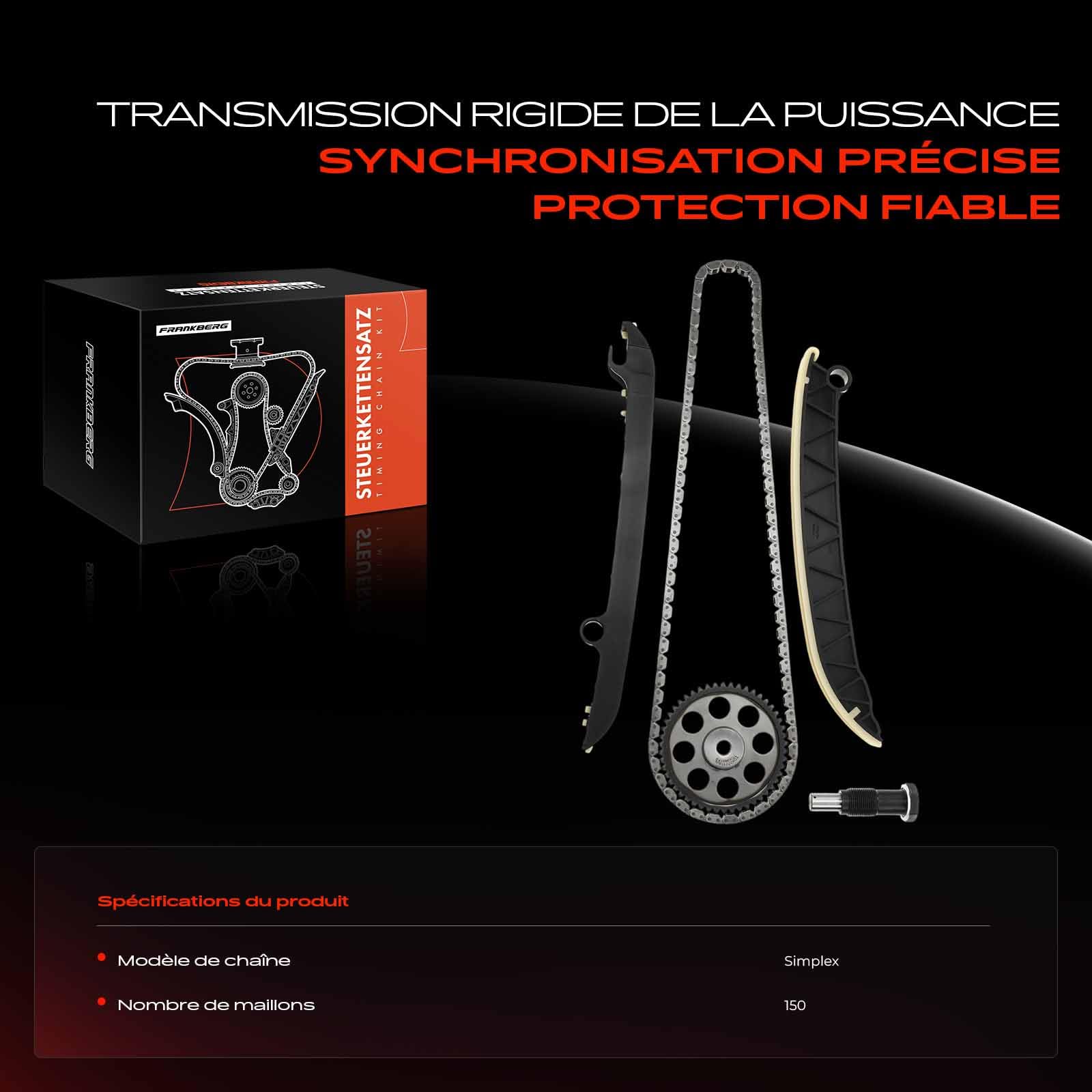 Frankberg Chaîne de distribution Essence Remplacer# 03F109509F