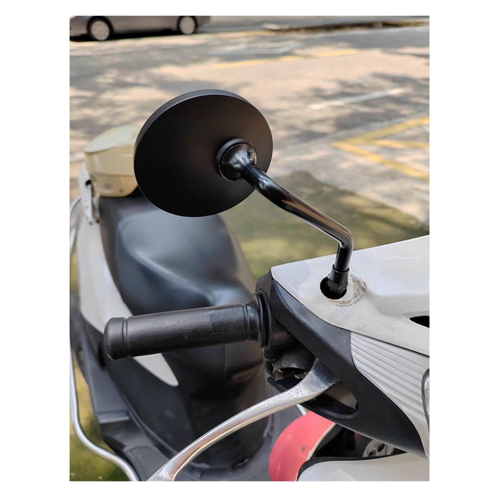 Moto Lusterko końcówkowe kierownicy Motocyklowa k Pasuje Do Lusterek Wstecznych Motocykla Pasuje Do Honda ABS 7/8 ''8/10 MM Uniwersalne Okrągłe Lustro