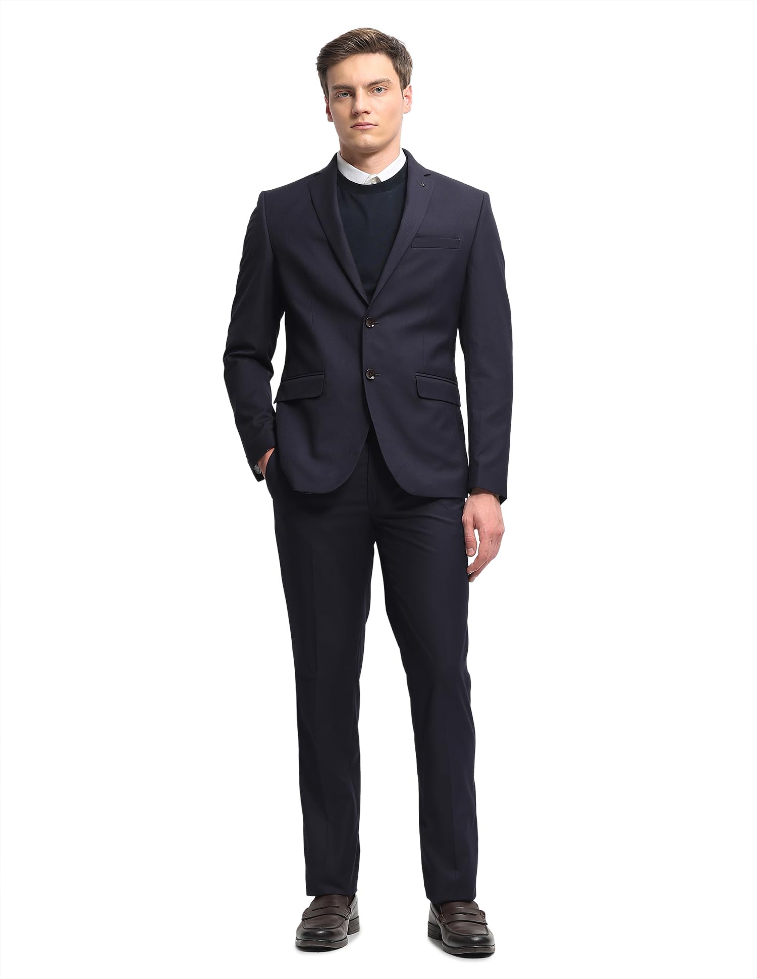 arrow Men's Dobby Two Piece Suit-picture-44
