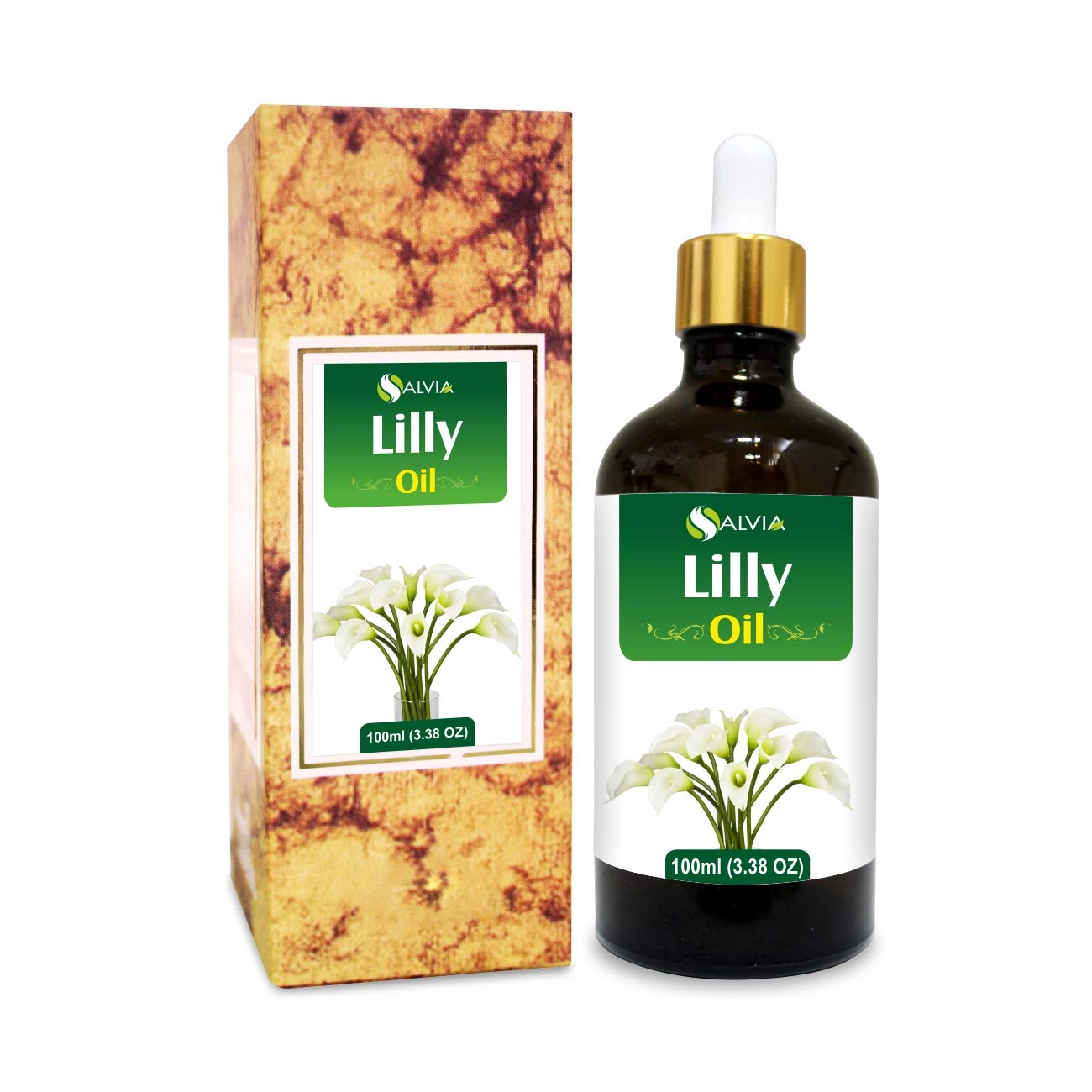 Lilly Oil with Dropper 100% Natural Pure Undiluted Uncut Essential Oil 100ml