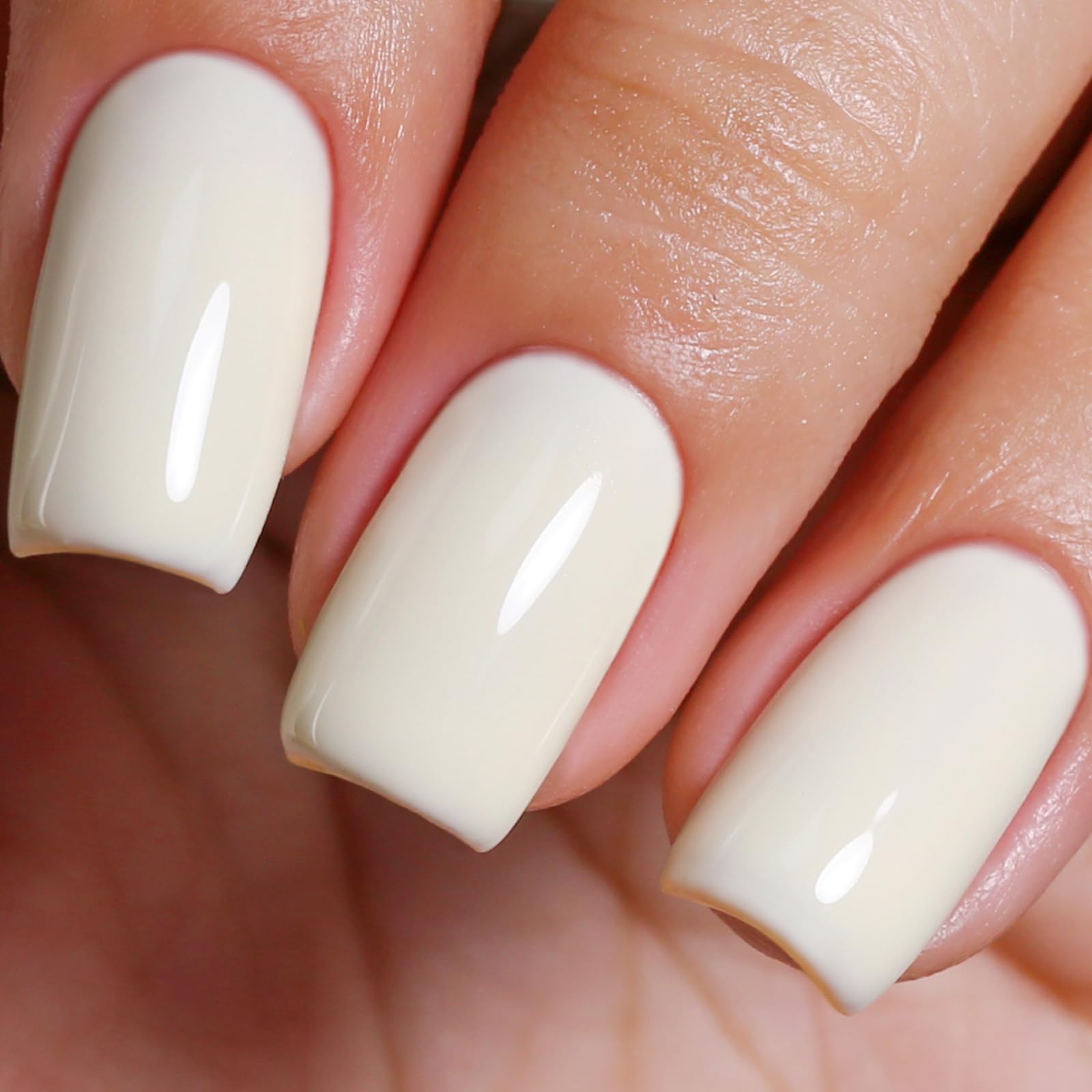 Imtiti White Gel Nail Polish, 1Pcs Yogurt White Soak Off UV LED Gel Polish, Long Lasting, Nail Art Manicure Salon DIY at Home for Spring and Summer (