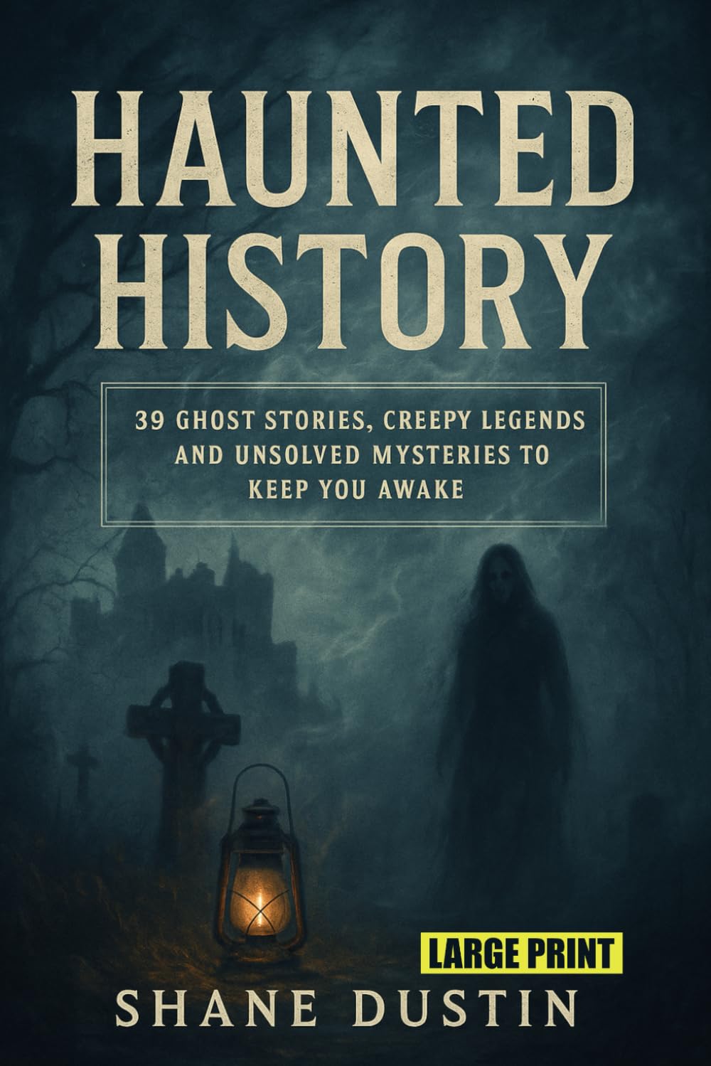 Haunted History Large Print: 39 Ghost Stories, Creepy Legends, and Unsolved Mysteries to Keep You Awake