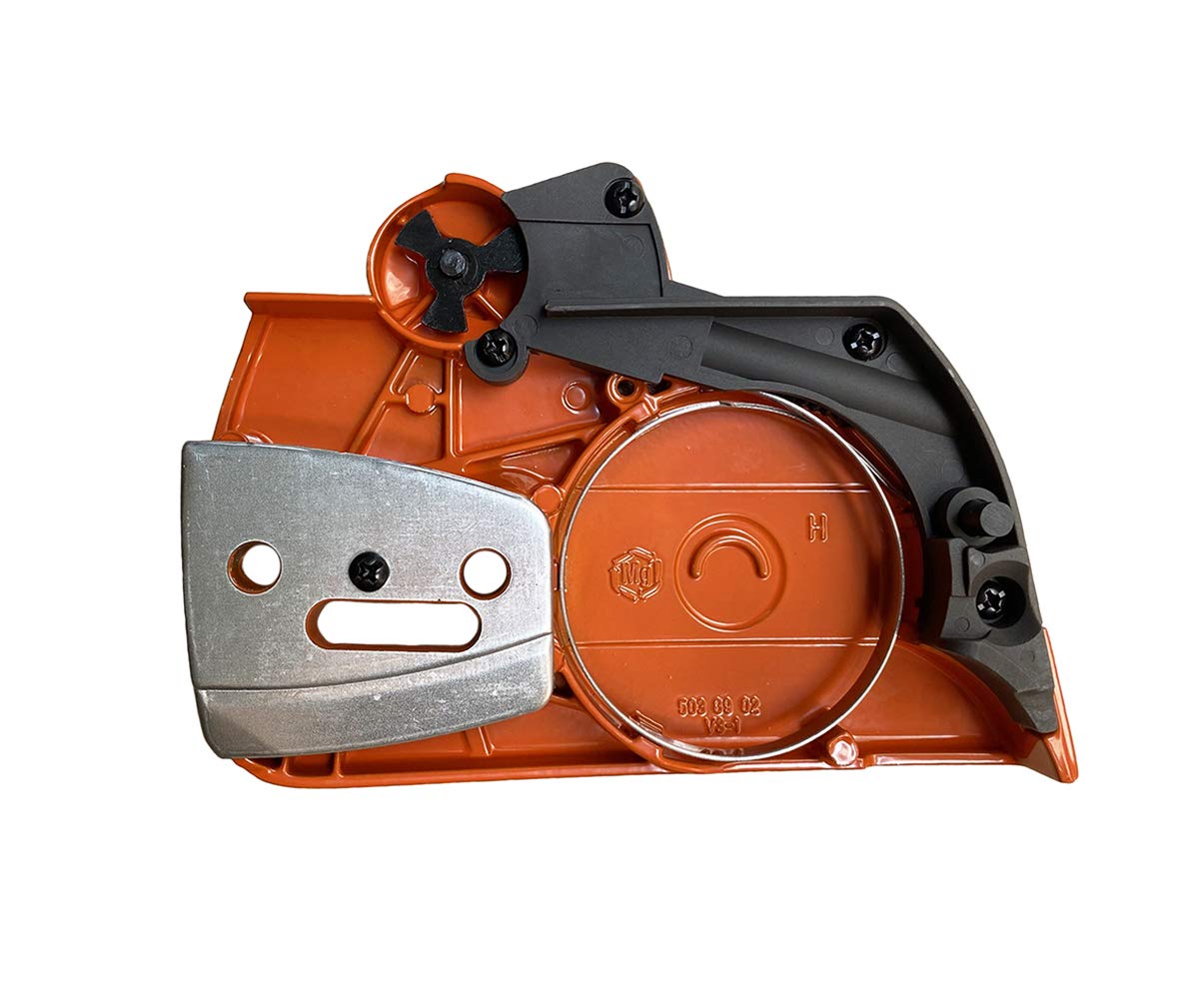 Chain Brake Clutch Cover Assembly For Husqvarna 445 & 450 Chainsaws - Includes Side Cover, Band, Sprocket