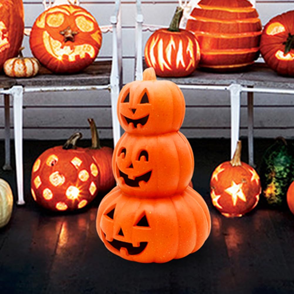 Jack O Lantern Light Up Pumpkin 3 poziomy, latarnia LED