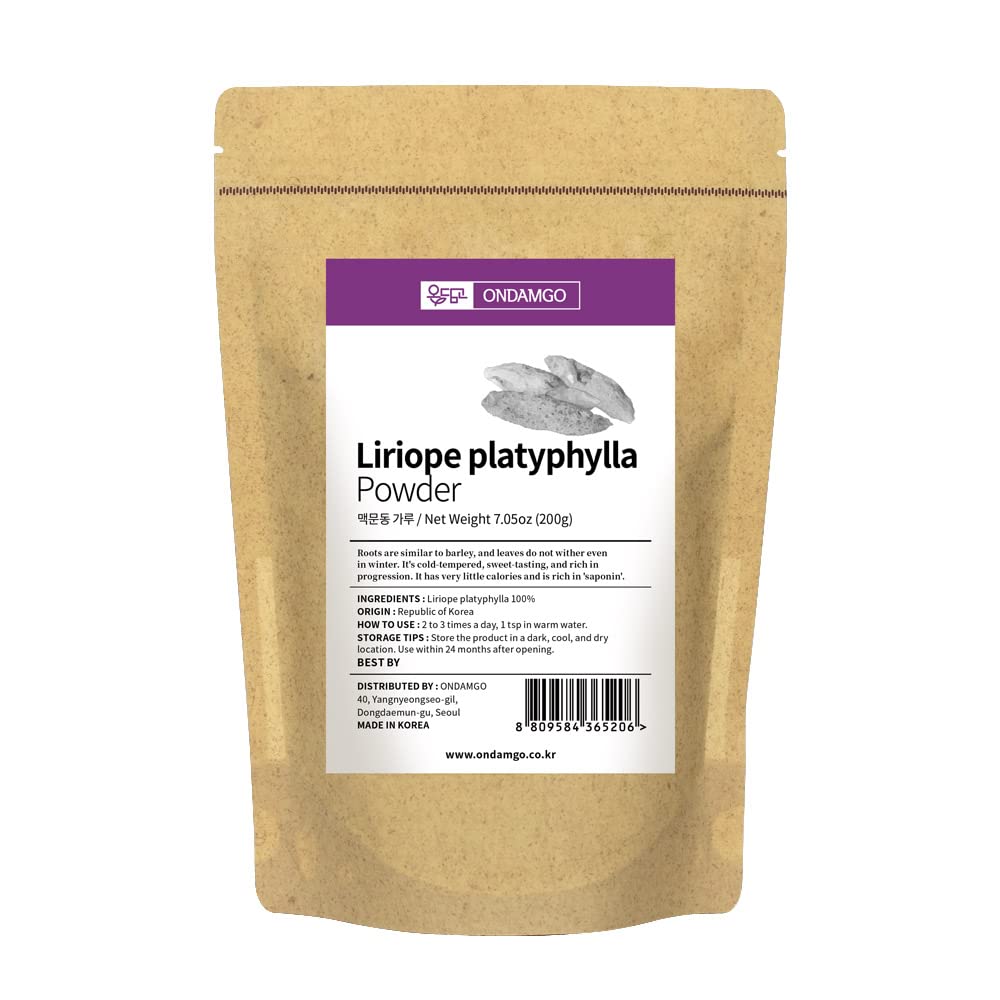 ONDAMGOPure Licorice Root Powder (200g) 7.05 Oz Gluten Free, Vegan, Non-GMO (Liriope Platyphylla Root Powder)