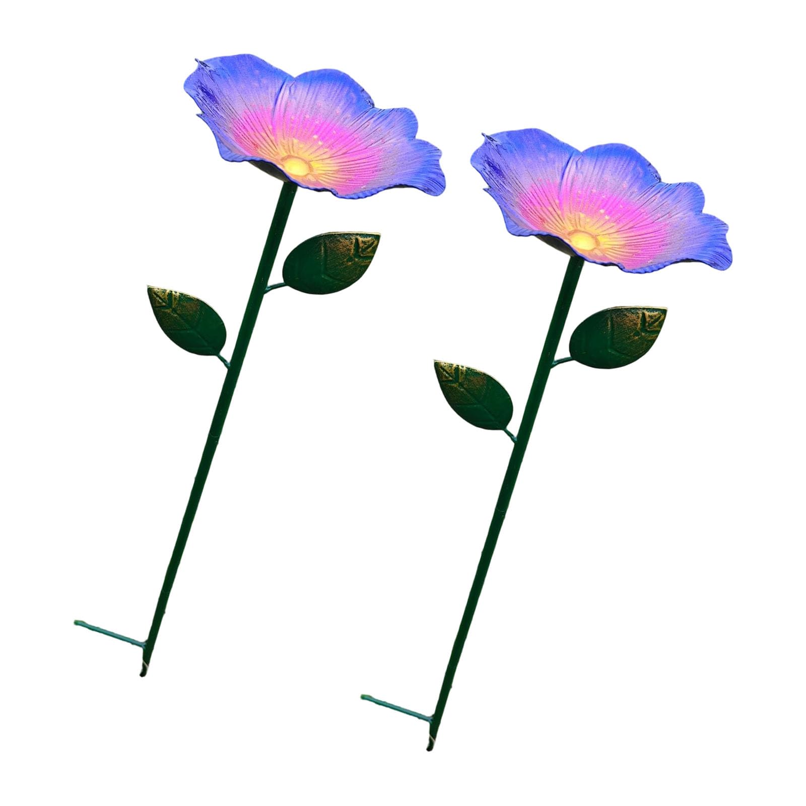Mangeoire pour oiseaux robuste en fer forgé, design fleur haut de gamme